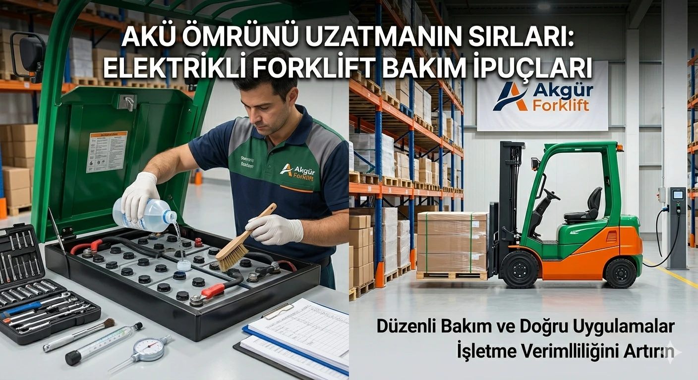 Akü Ömrünü Uzatmanın Sırları: Elektrikli Forklift Bakım İpuçları